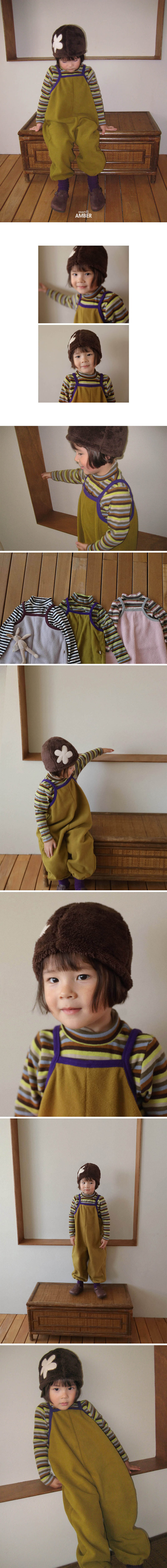 Bow Stripe Turtleneck Tee by Amber for Child - view 2