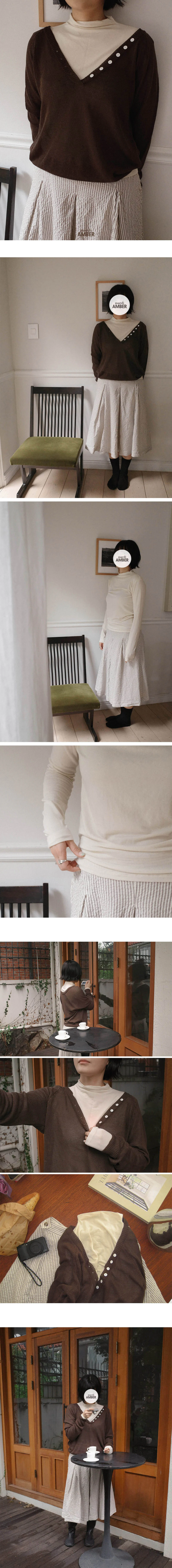 Adult Cozy Tee by Amber for Mom + child - view 2