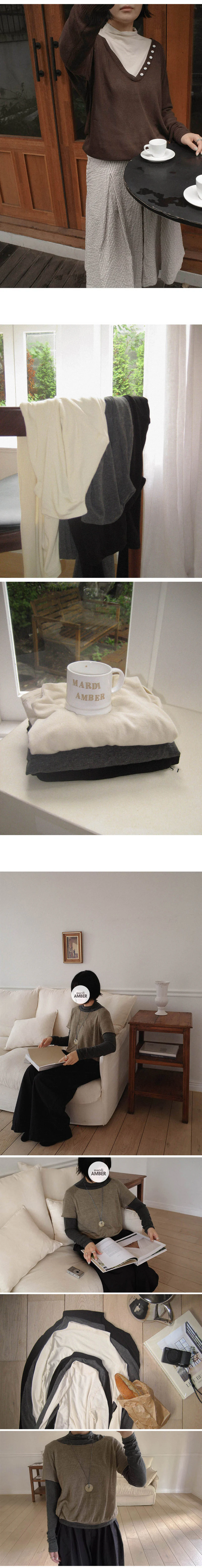 Adult Cozy Tee by Amber for Mom + child - view 3