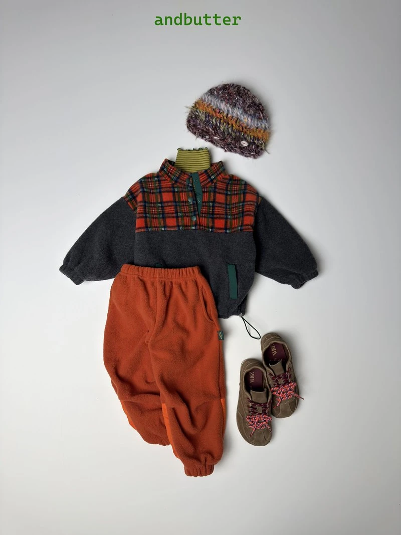 Check Snap Pullover by Andbutter for Child - view 7