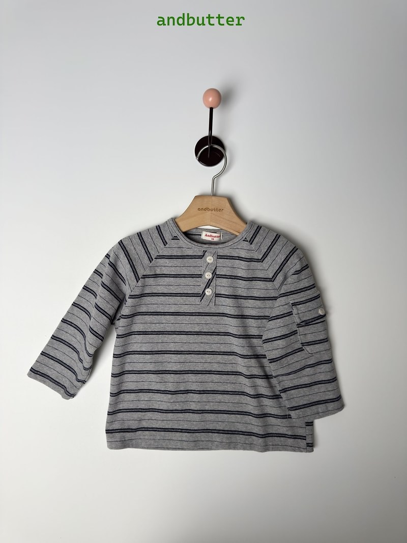 Flap Striped Tee by Andbutter for Child - view 7