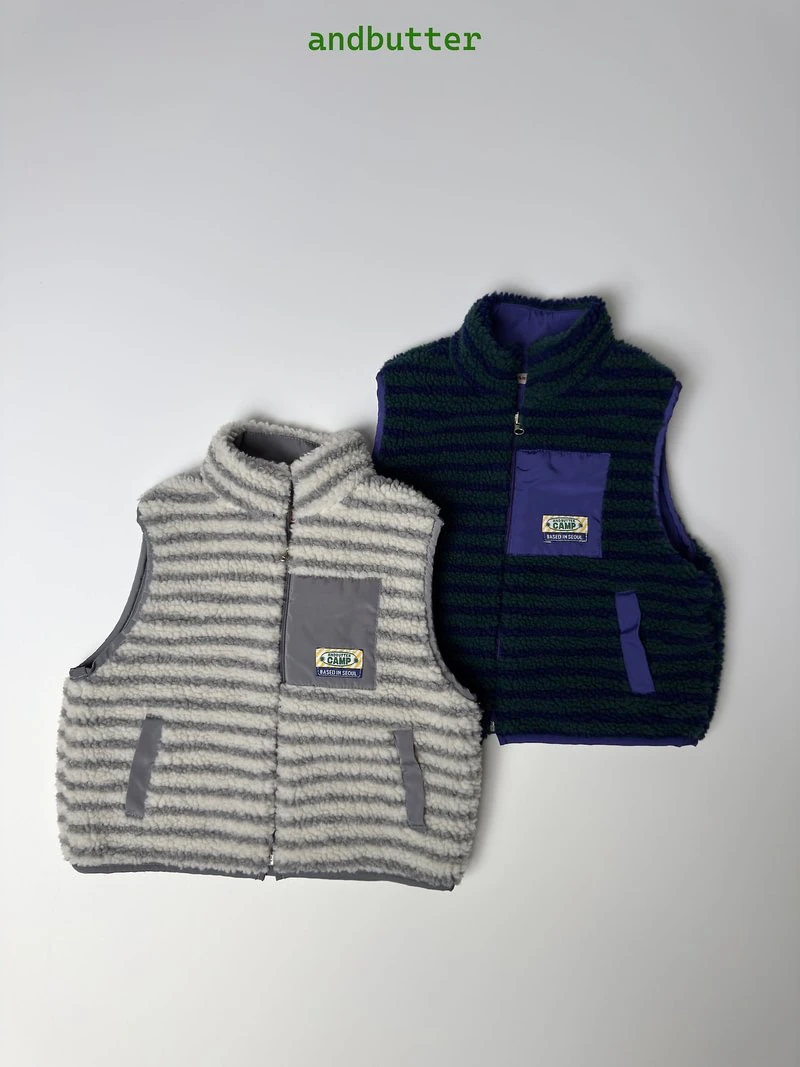 Duo Striped Vest by Andbutter for Child - view 1