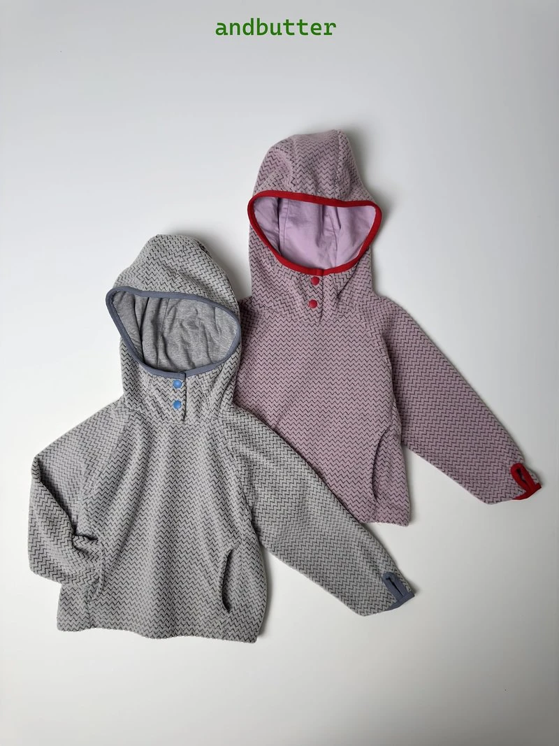 Zigzag Snap Hoodie by Andbutter for Child - view 1