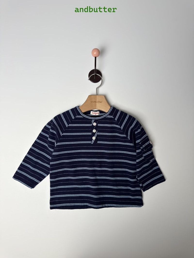 Flap Striped Tee by Andbutter for Child - view 8