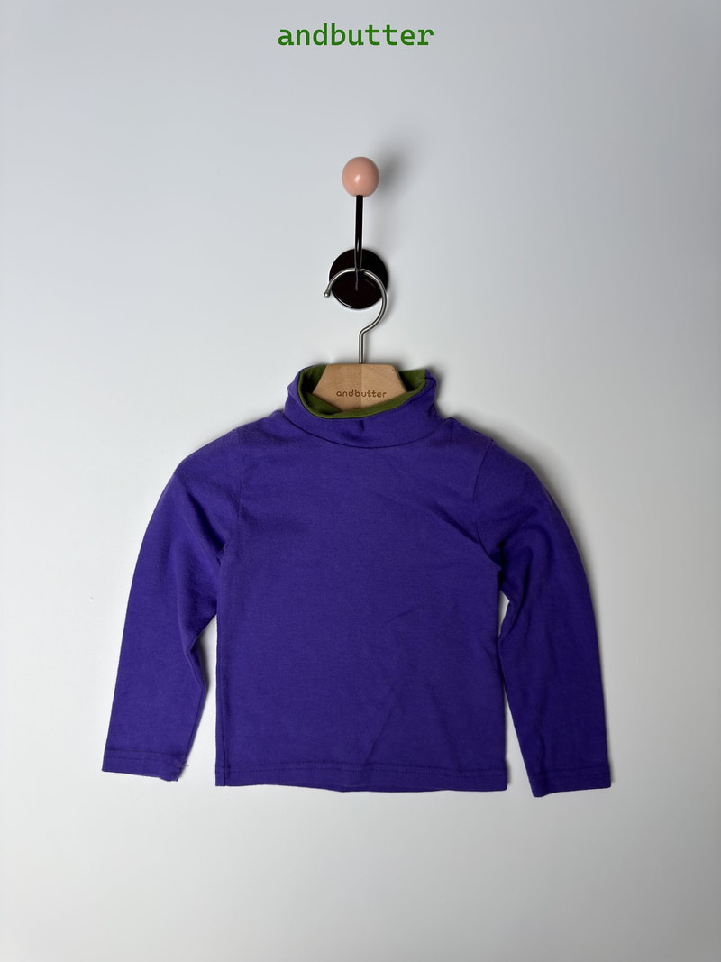 Color Block Turtleneck Tee by Andbutter for Child - view 9