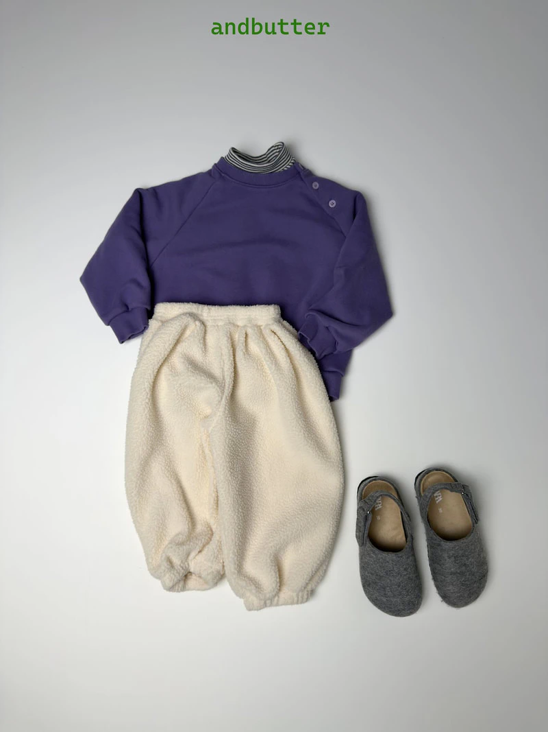 Button Raglan Sweatshirt by Andbutter for Child - view 10