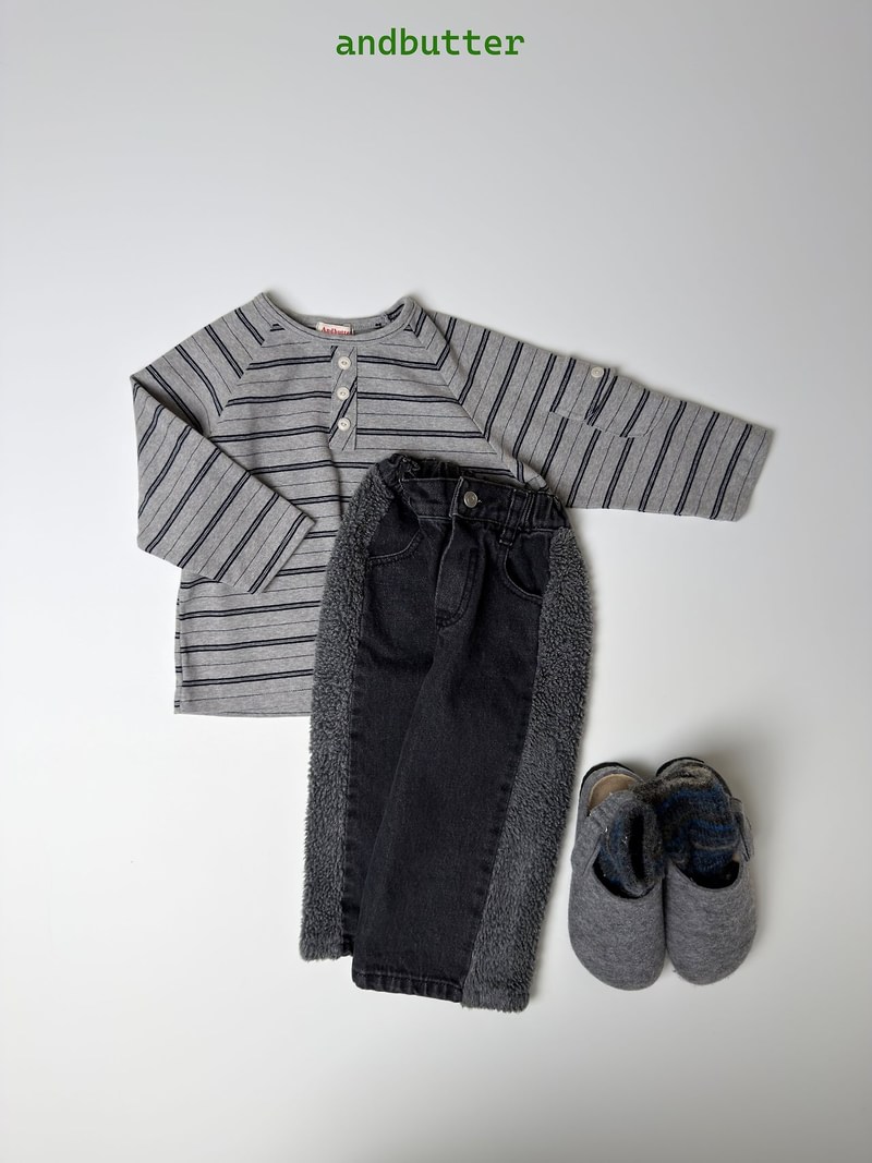 Flap Striped Tee by Andbutter for Child - view 9
