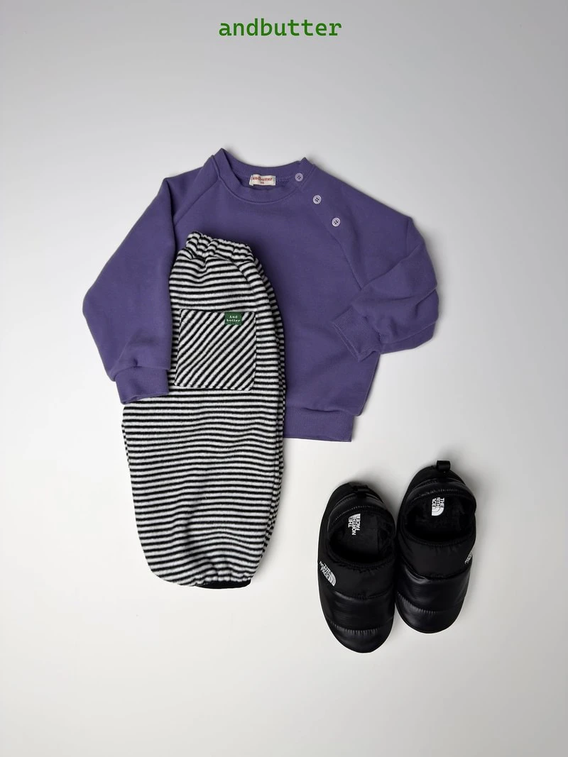 Button Raglan Sweatshirt by Andbutter for Child - view 11