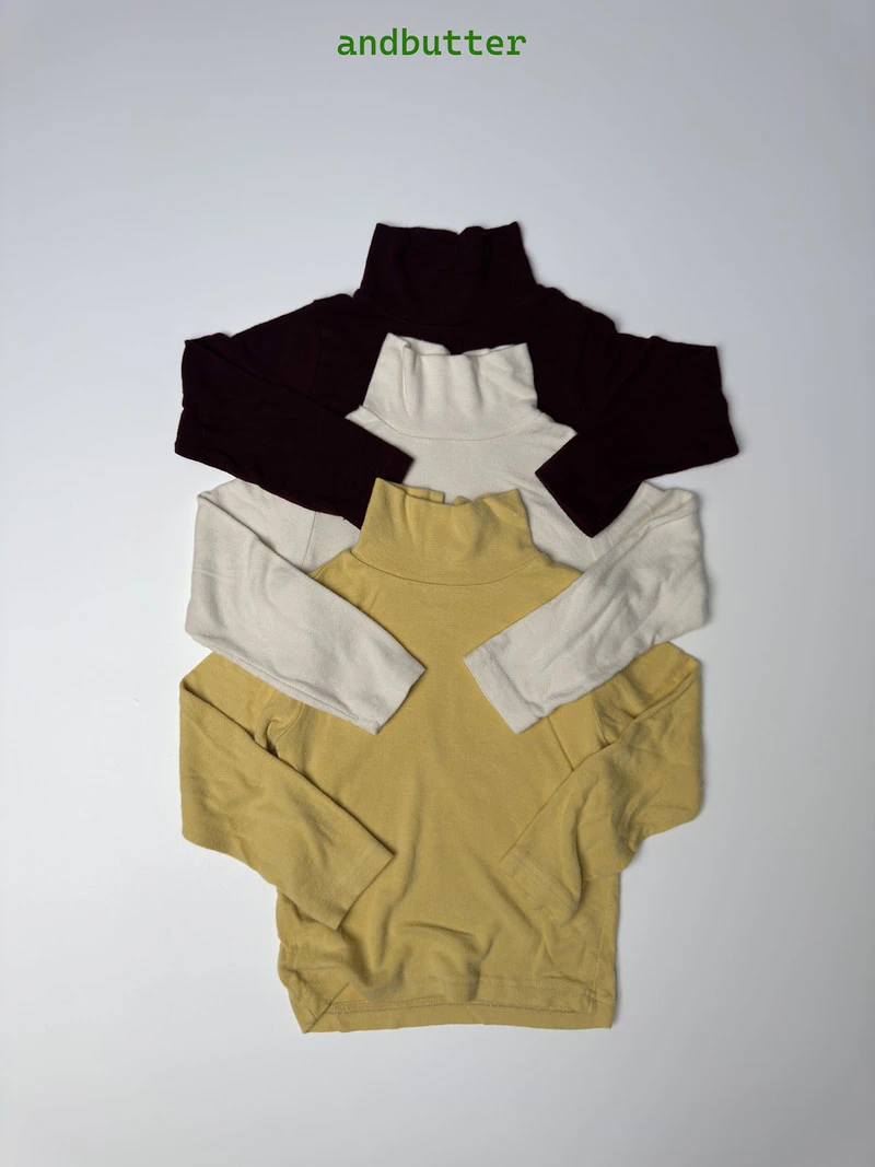 Slit Turtleneck Tee by Andbutter for Child - view 5