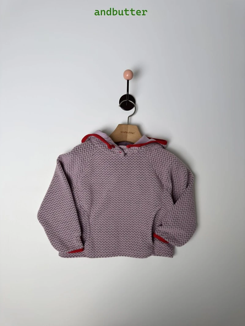 Zigzag Snap Hoodie by Andbutter for Child - view 5