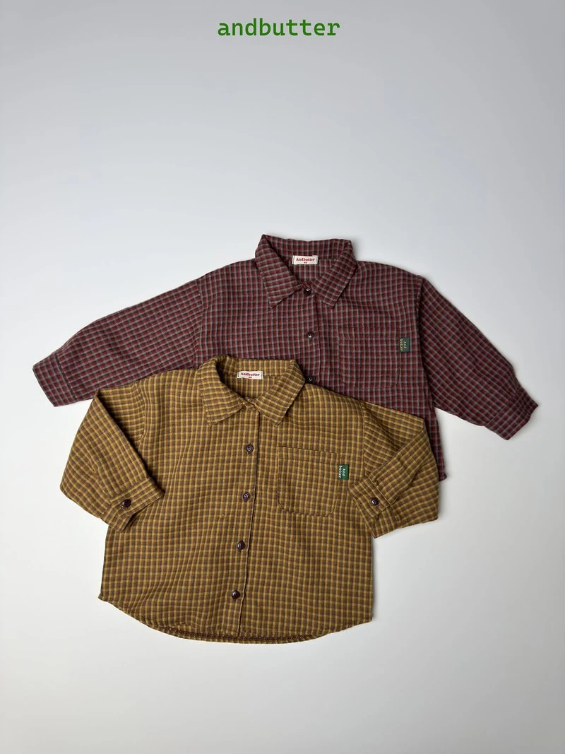 Tofi Check Shirt by Andbutter for Child - view 1