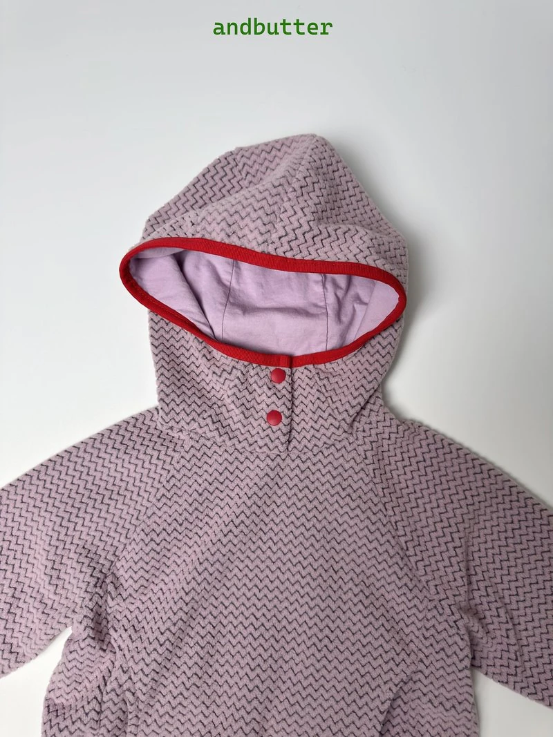 Zigzag Snap Hoodie by Andbutter for Child - view 6