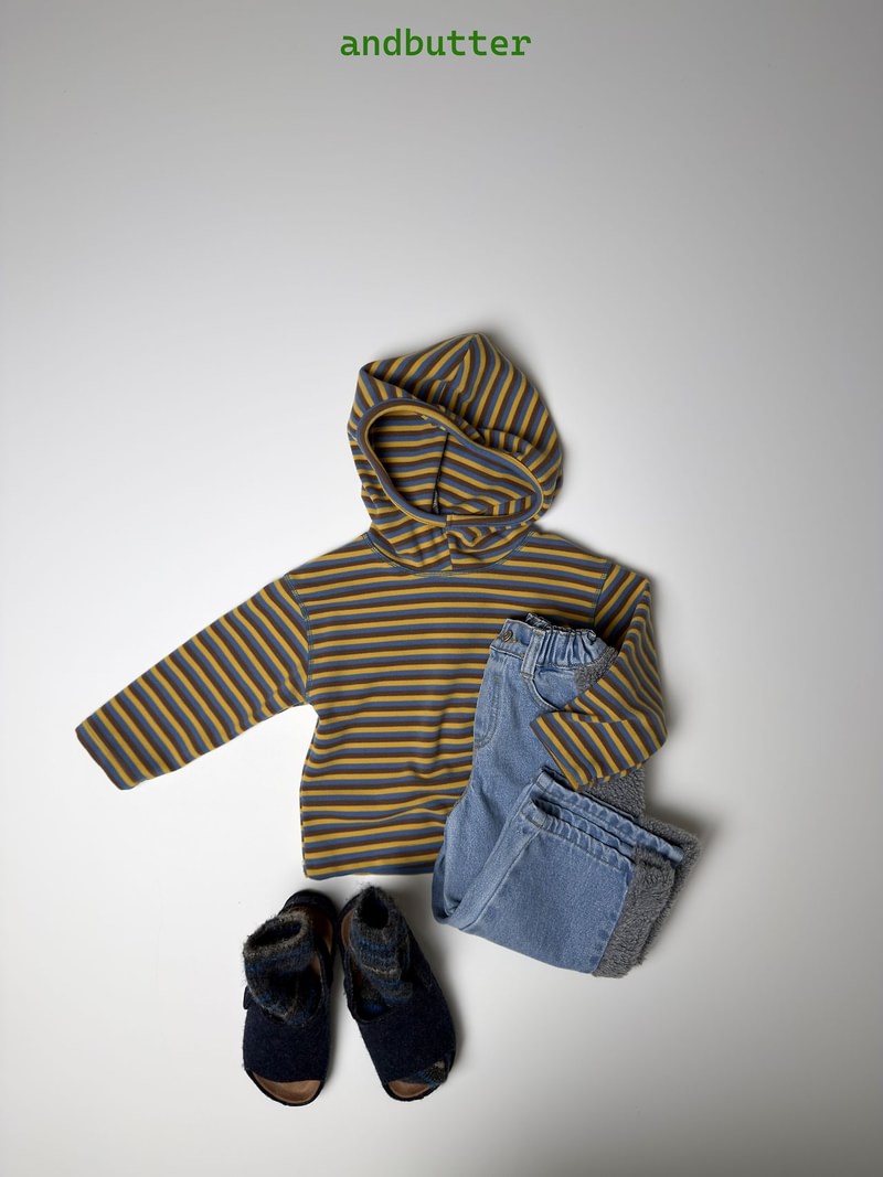 Stitch Striped Hoodie by Andbutter for Child - view 11