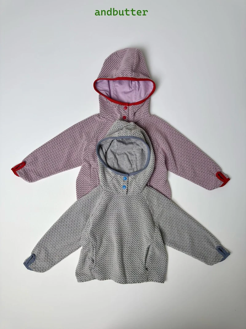 Zigzag Snap Hoodie by Andbutter for Child - view 7