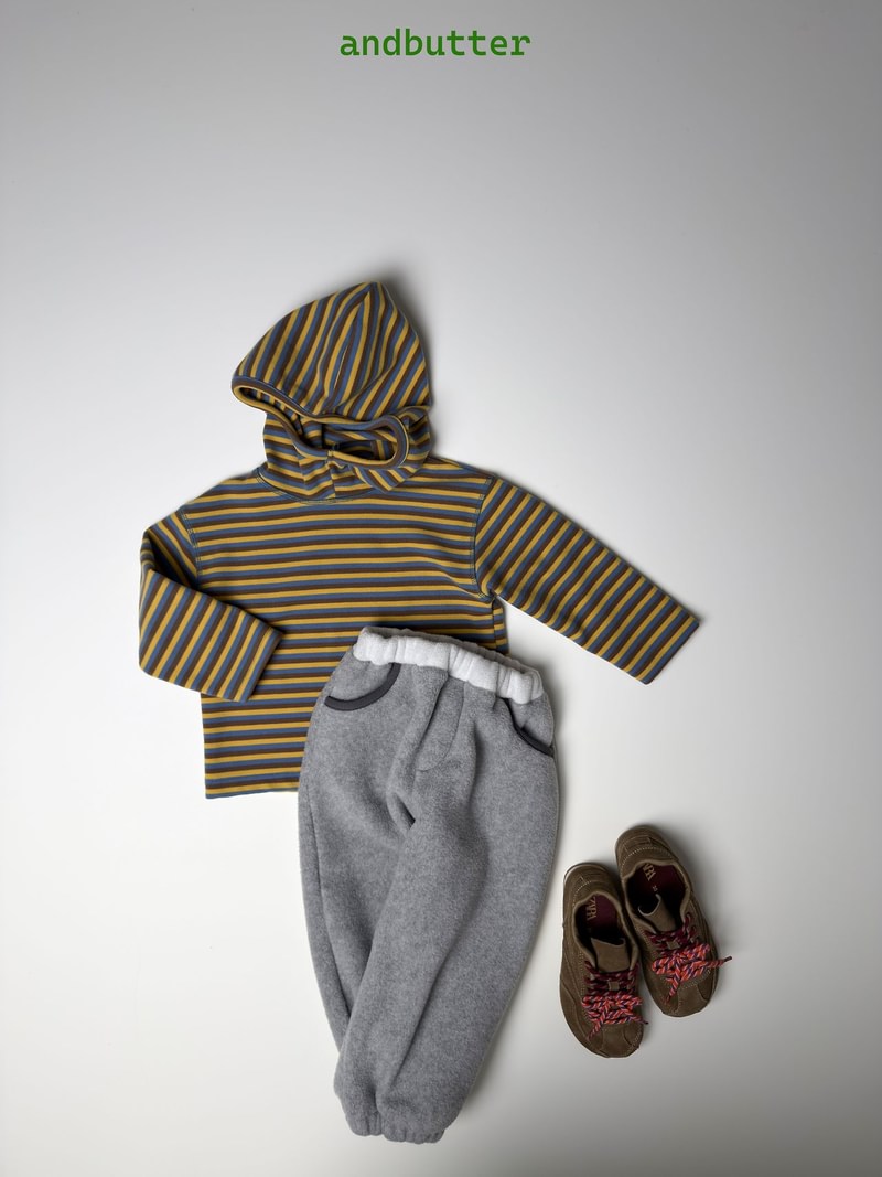 Stitch Striped Hoodie by Andbutter for Child - view 12