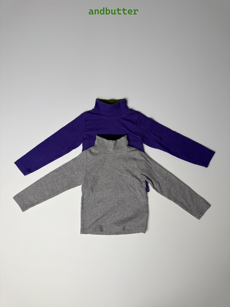 Color Block Turtleneck Tee by Andbutter for Child - view 1