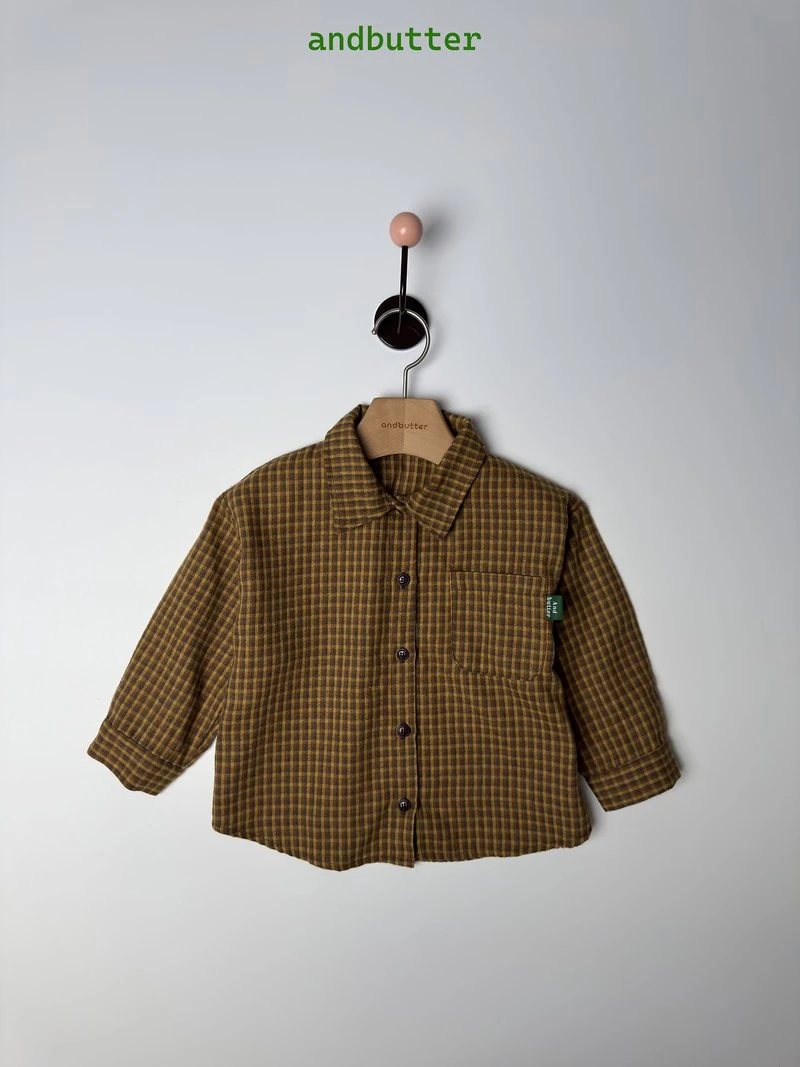 Tofi Check Shirt by Andbutter for Child - view 5