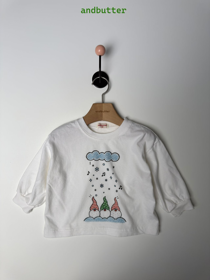 Cloud Santa Tee by Andbutter for Child - view 6