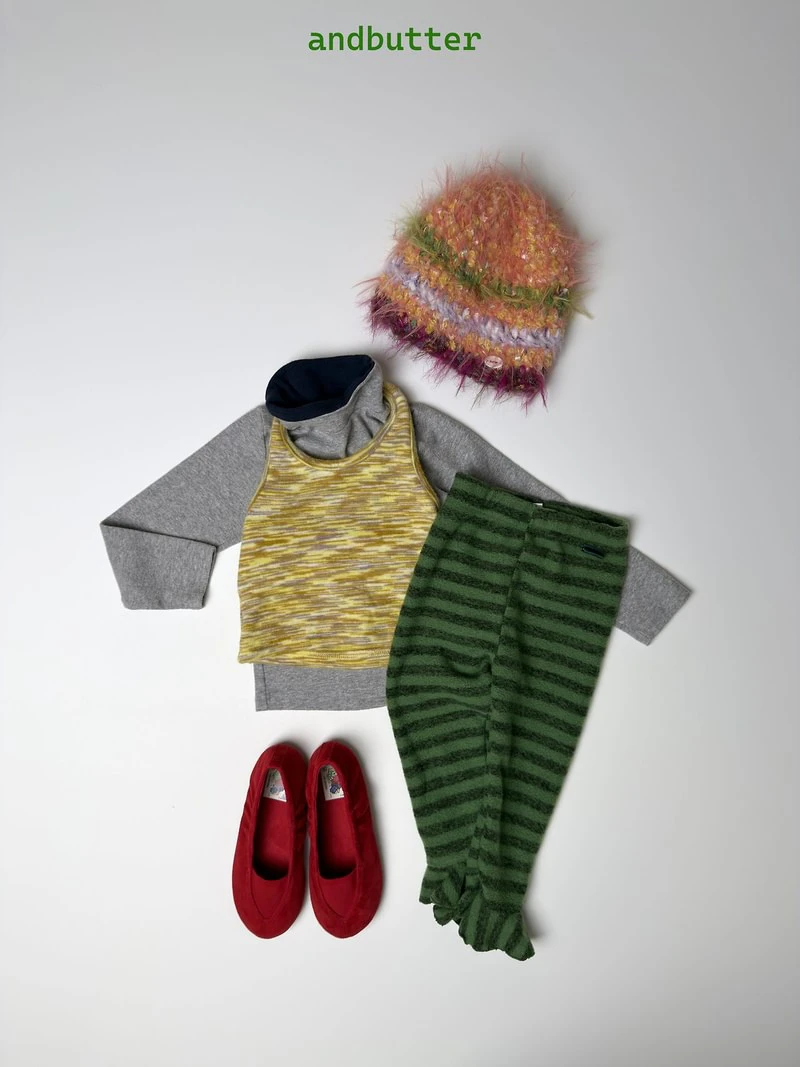 Rainbow Mugwort Rice Cake Pants by Andbutter for Child - view 10