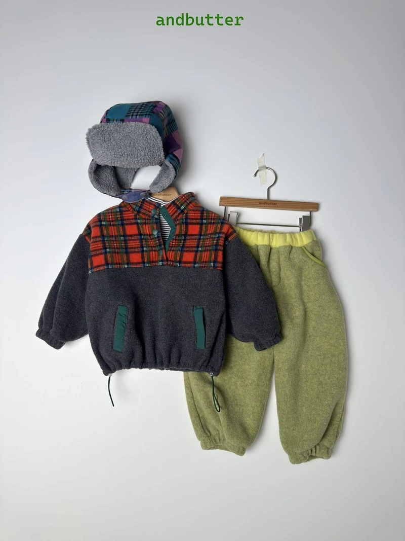 Check Snap Pullover by Andbutter for Child - view 9