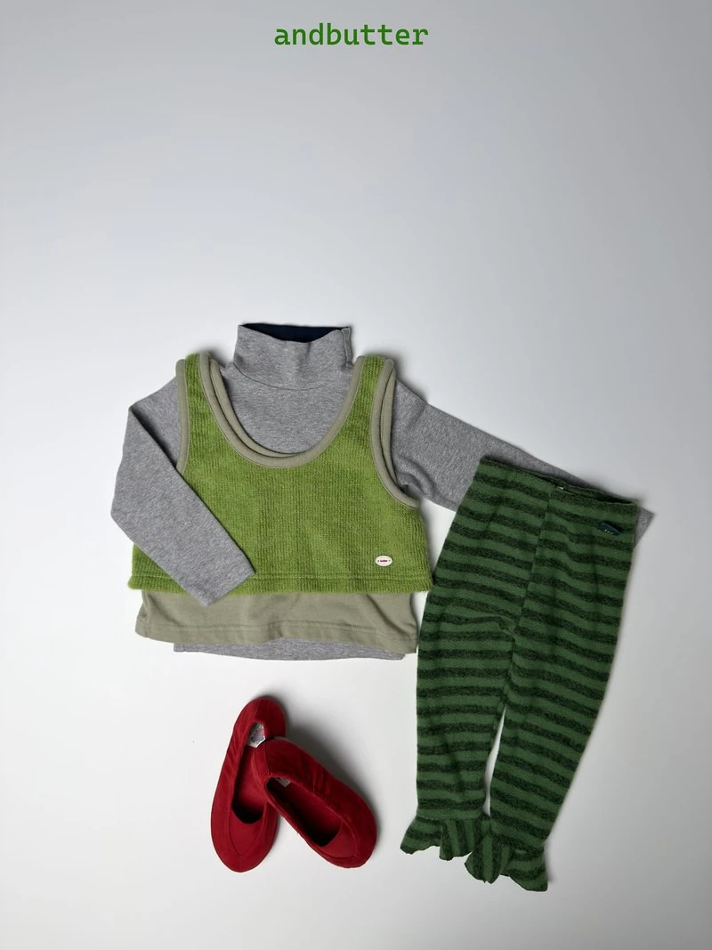 Rainbow Mugwort Rice Cake Pants by Andbutter for Child - view 11