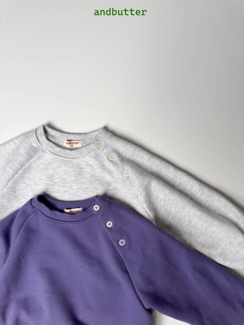 Button Raglan Sweatshirt by Andbutter for Child - view 4