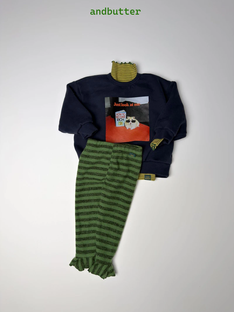 Rainbow Mugwort Rice Cake Pants by Andbutter for Child - view 12