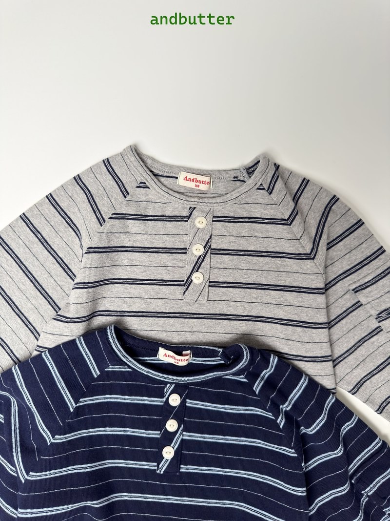 Flap Striped Tee by Andbutter for Child - view 4