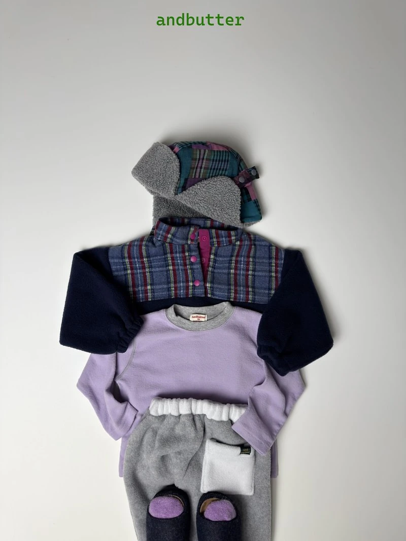 Check Snap Pullover by Andbutter for Child - view 12