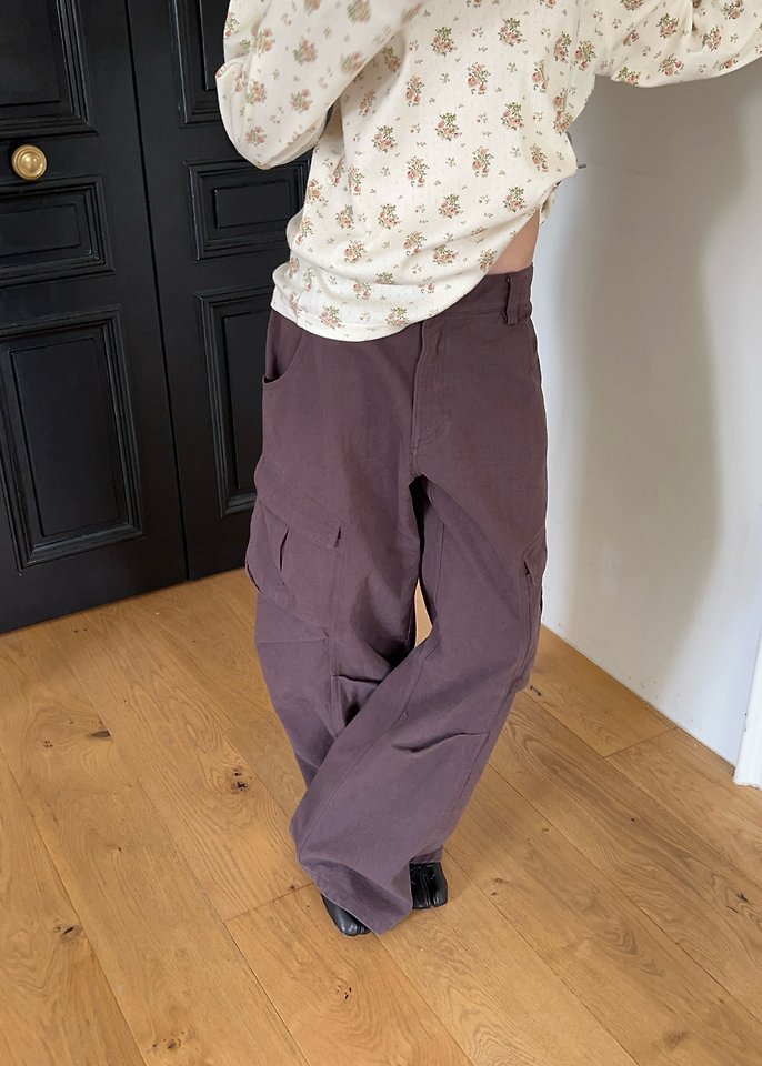 Curved Cargo Pants by Another Avenue for Women - view 11