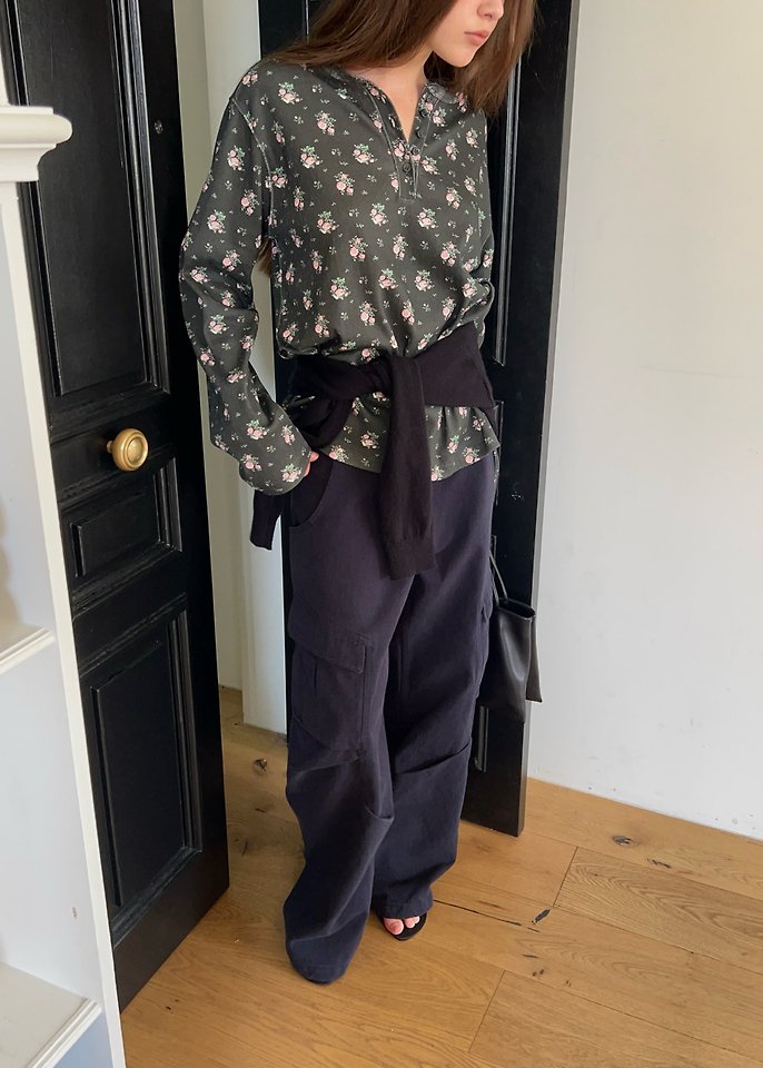 Curved Cargo Pants by Another Avenue for Women - view 5