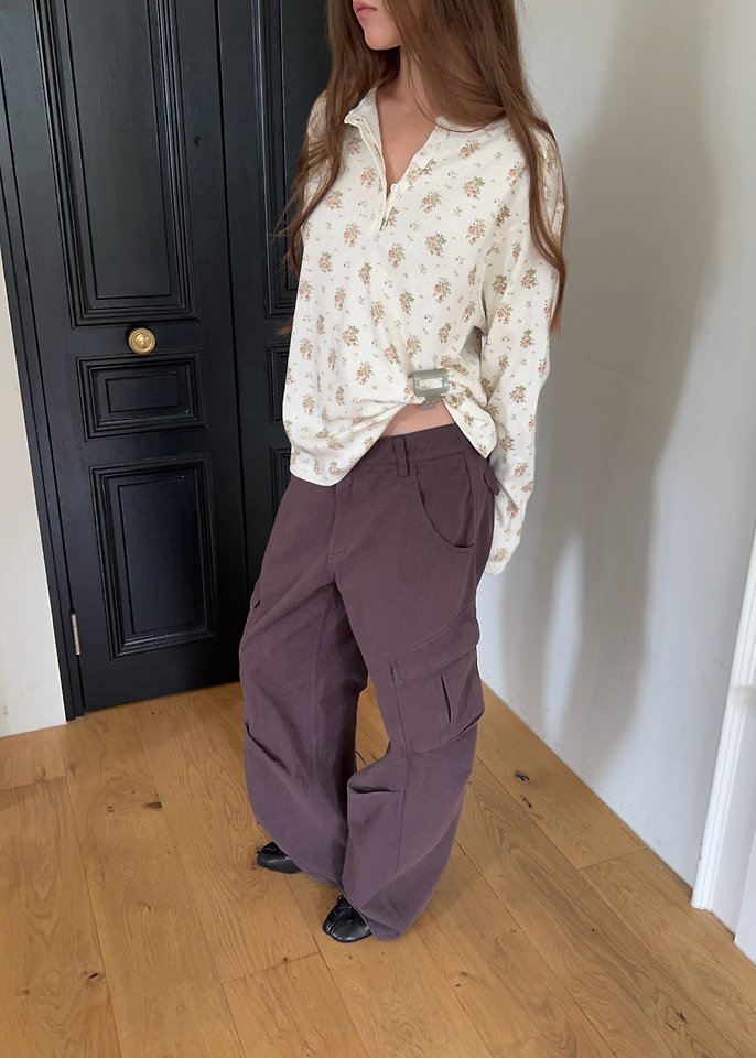 Curved Cargo Pants by Another Avenue for Women - view 7