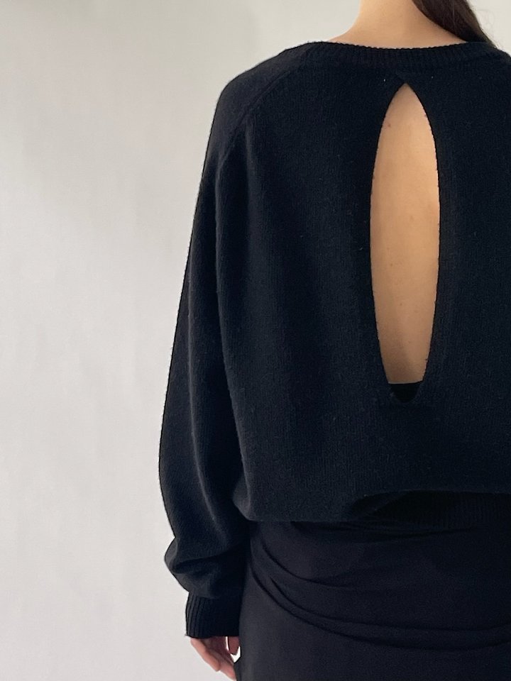 Back Slit Knit by Another Avenue for Women - view 3