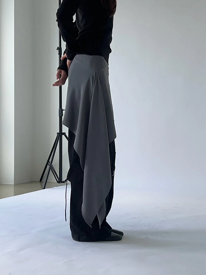 Asymmetrical Stretch Skirt by Another Avenue for Women - view 3