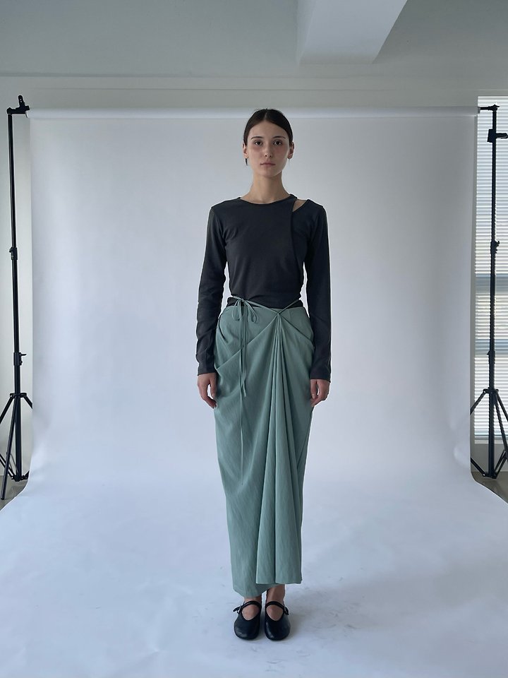 Draping Long Skirt by Another Avenue for Women - view 4