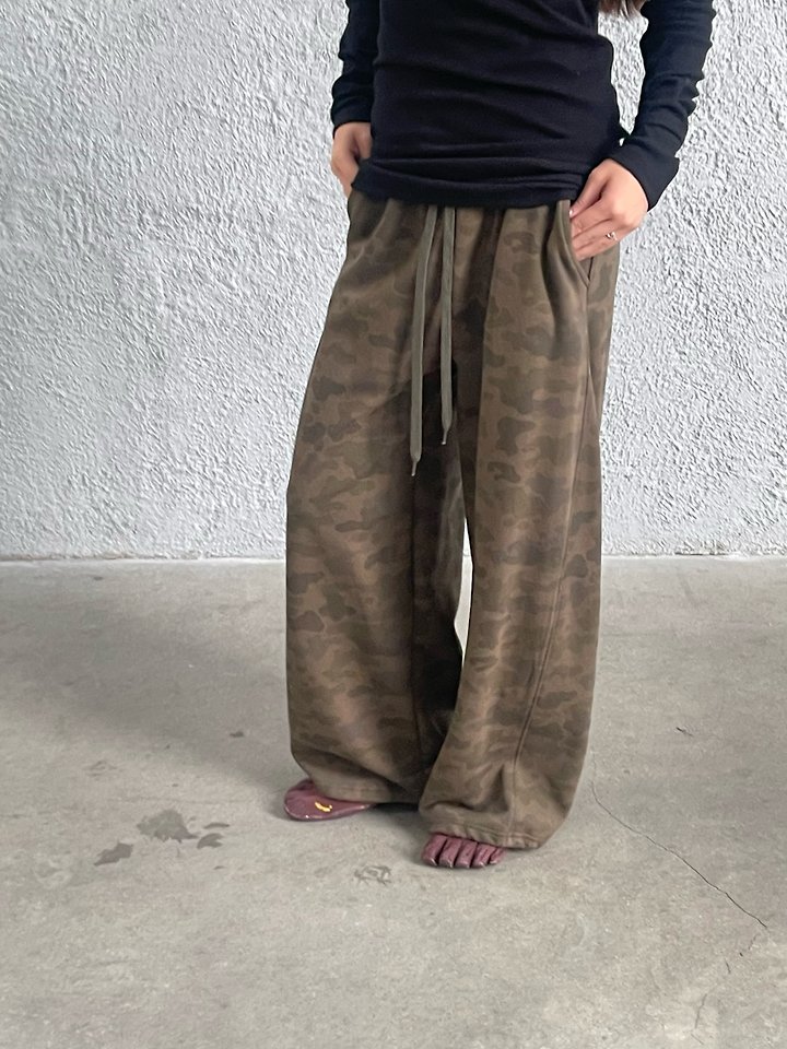 Side Cutout Camo Pants by Another Avenue for Women - view 4
