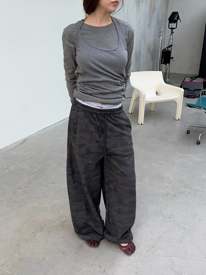 Side Cutout Camo Pants by Another Avenue for Women - view 8