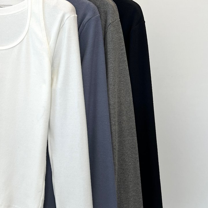 Soft Slit Long Tee & Sleeveless Set by Another Avenue for Women - view 1