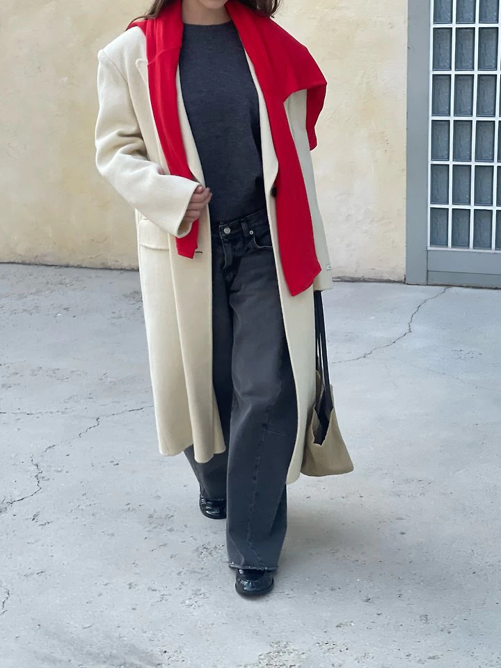 Alpaca Wool Blend Handmade Coat by Another Avenue for Women - view 11