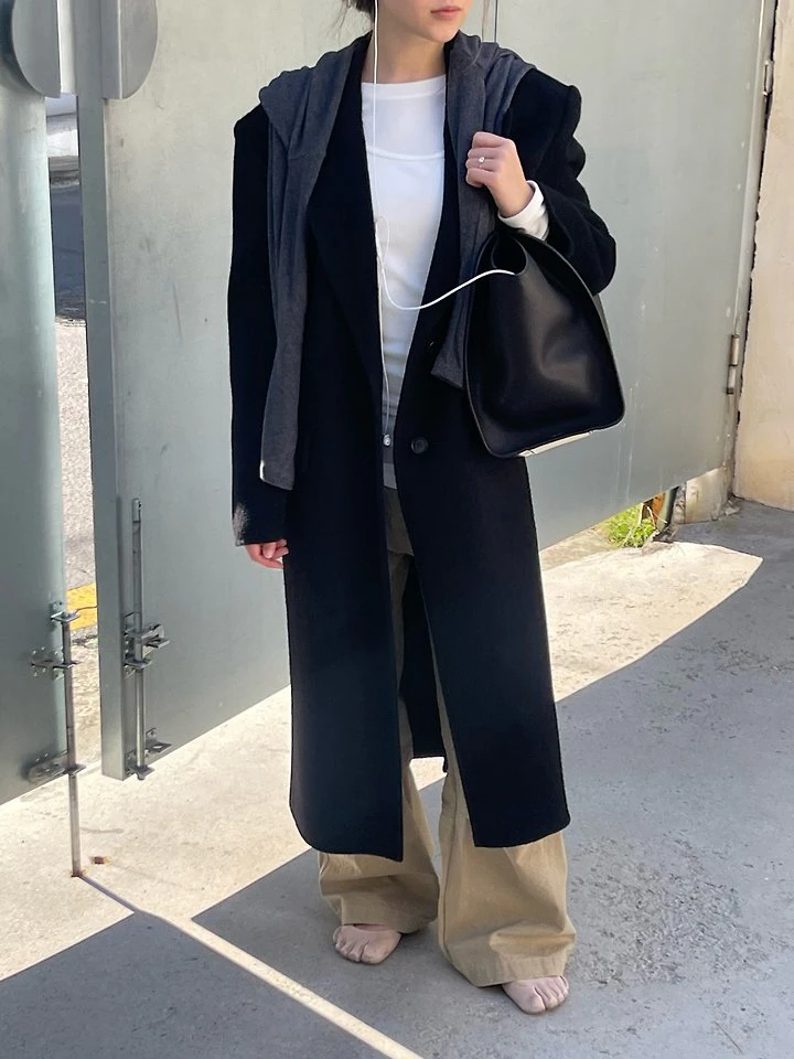 Alpaca Wool Blend Handmade Coat by Another Avenue for Women - view 5
