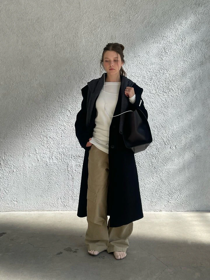 Alpaca Wool Blend Handmade Coat by Another Avenue for Women - view 7