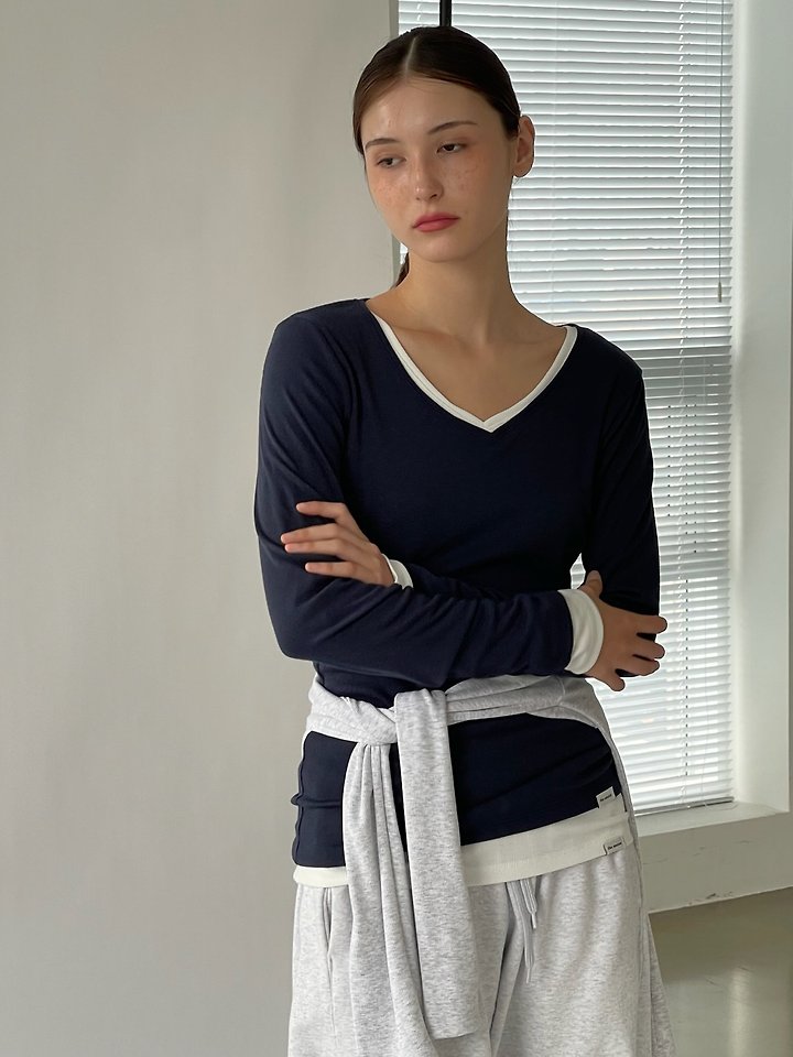 Soft V-Neck Tee by Another Avenue for Women - view 8