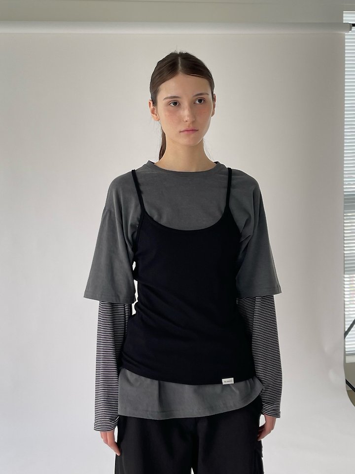 Vintage Pigment Layered Tee by Another Avenue for Women - view 2