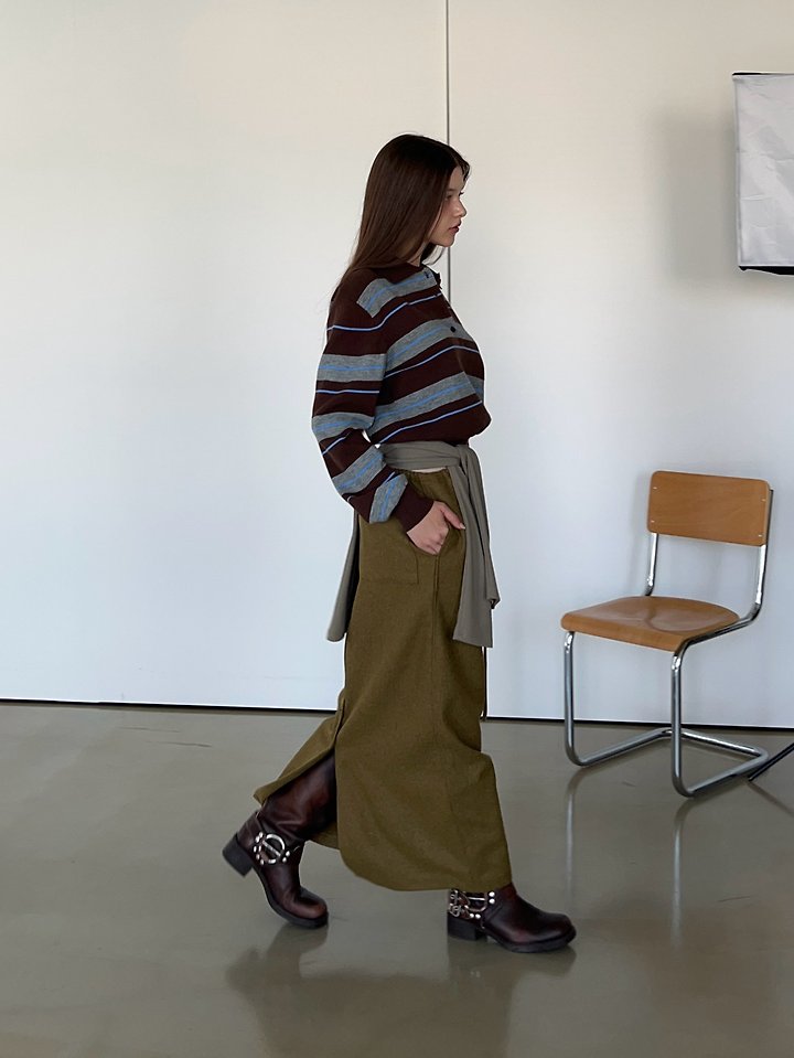 Wool Tunnel Skirt by Another Avenue for Women - view 6