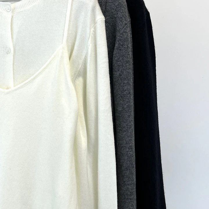 Layered Merino Knit Set by Another Avenue for Women - view 1