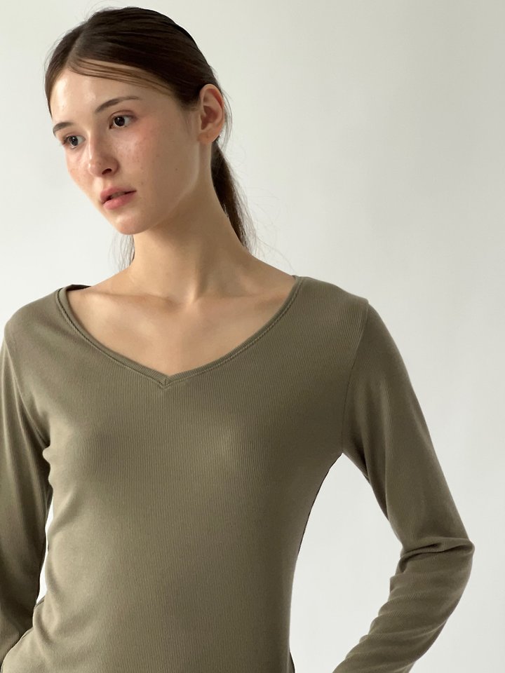 Soft V-Neck Tee by Another Avenue for Women - view 10