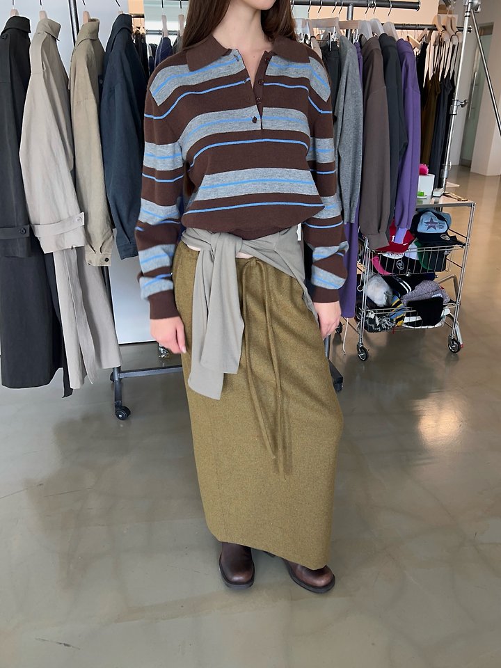 Wool Tunnel Skirt by Another Avenue for Women - view 7