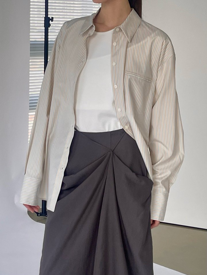 Leo Stripe Shirt by Another Avenue for Women - view 6