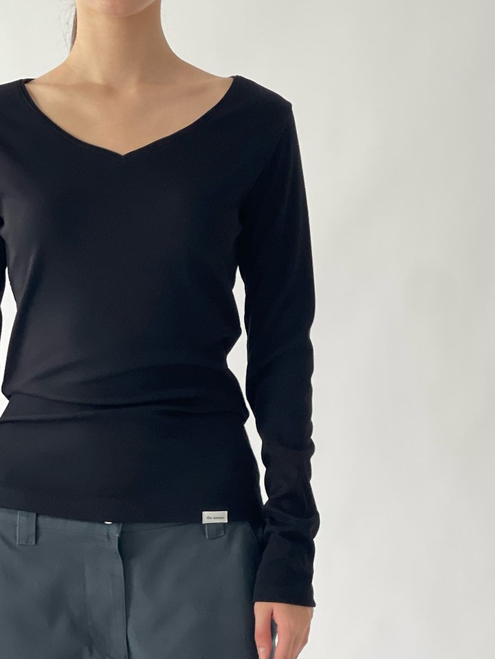 Soft V-Neck Tee by Another Avenue for Women - view 4