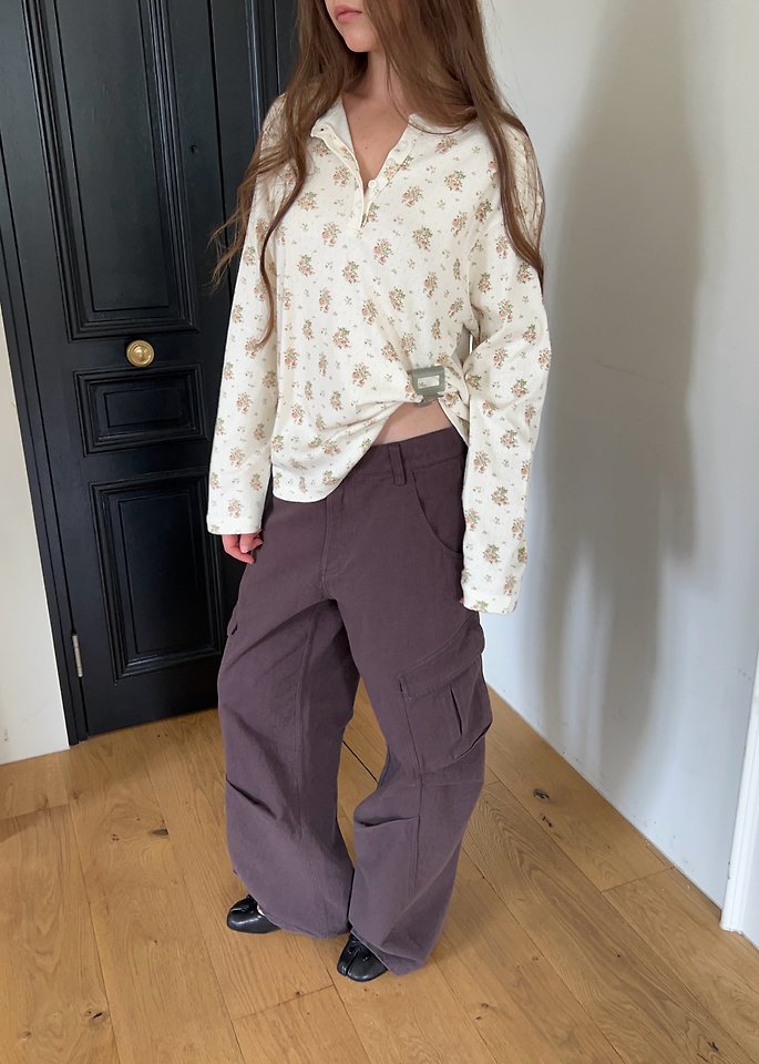 Curved Cargo Pants by Another Avenue for Women - view 8